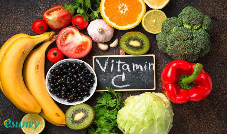 Ăn nhiều các loại hoa quả và rau xanh nhiều vitamin C 1