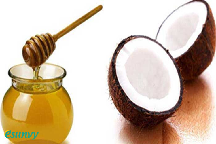 2. Dưỡng da bằng dầu dừa và mật ong 1