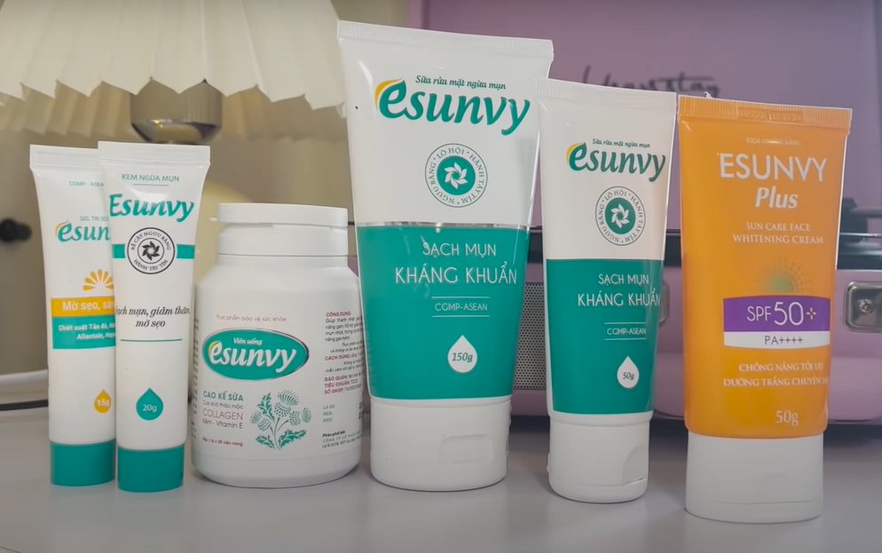 Top 6 sản phẩm Esunvy được các Beauty Blogger, Vlogger, Youtuber lựa chọn 2