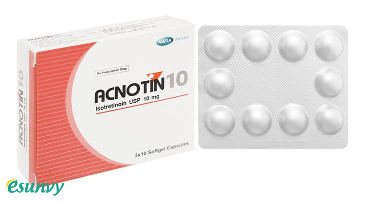 Thuốc uống trị mụn bọc Isotretinoin 1