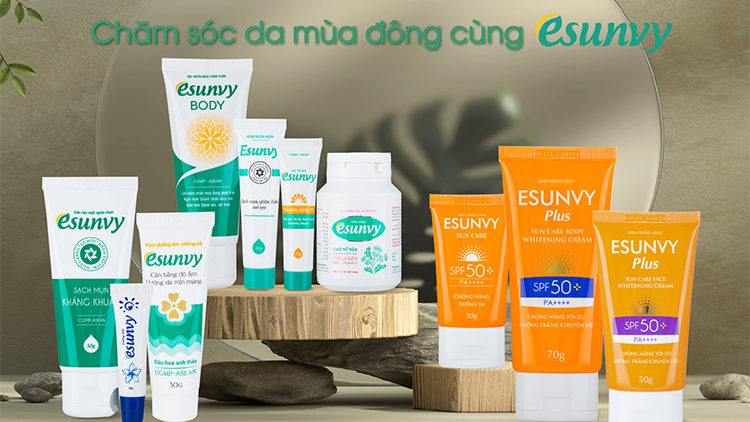 Chăm sóc da mùa đông cùng Esunvy : Giữ cho làn da của bạn luôn tươi trẻ qua mùa đông khô lạnh
